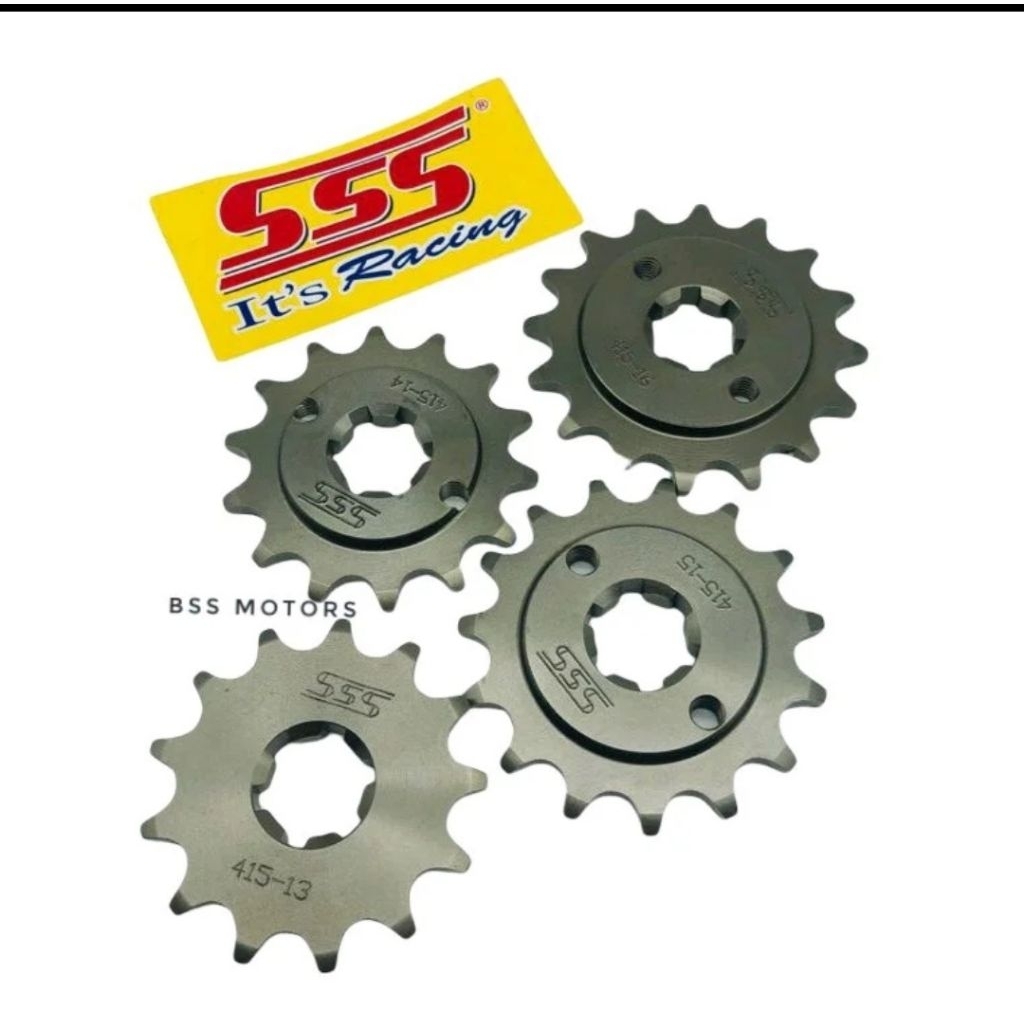 Gear Depan SSS 415 428 Kawasaki KLX 150 D-tracker 150 Dtracker150 Original