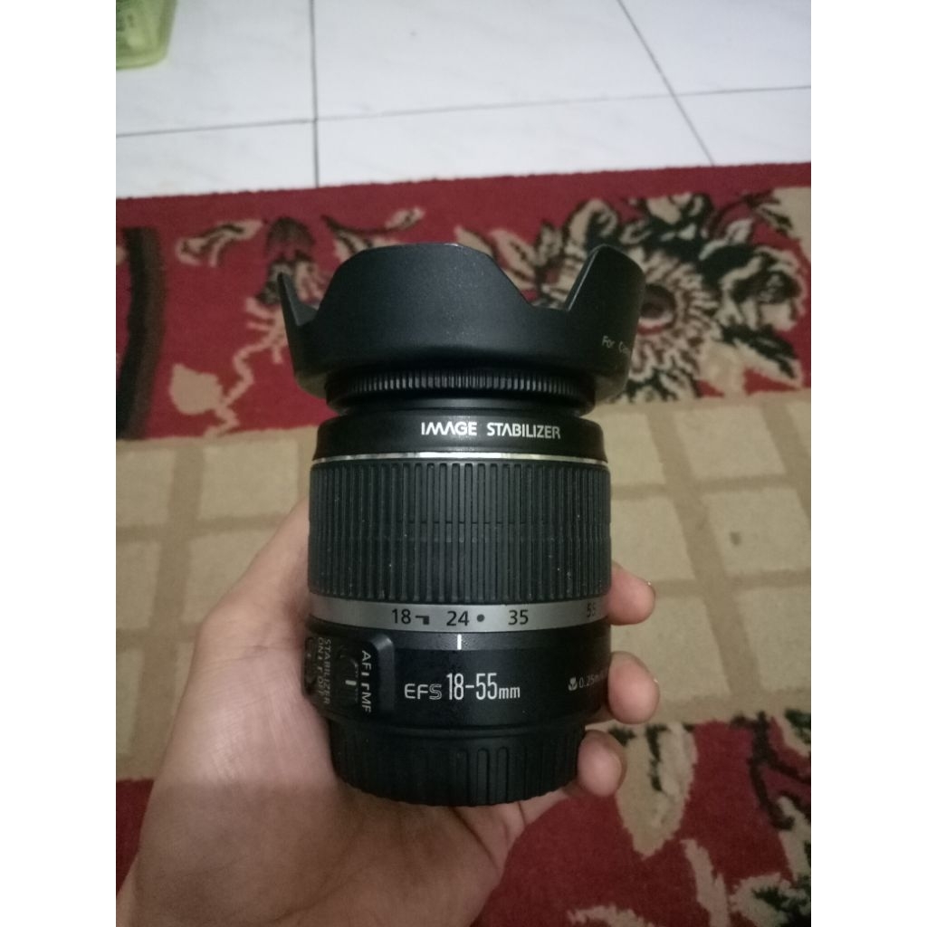 Lensa kit canon 18-55mm