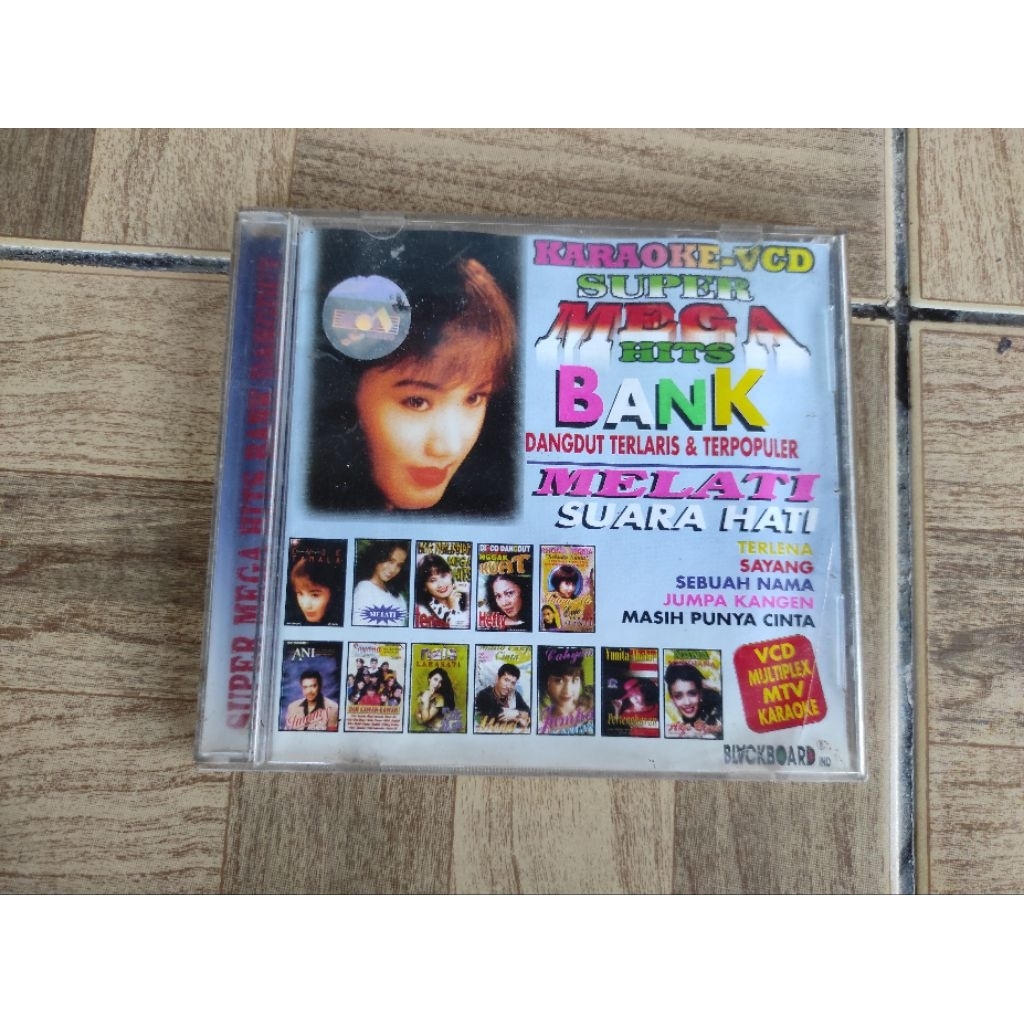 VCD super mega hits bank dangdut terlaris & terpopuler