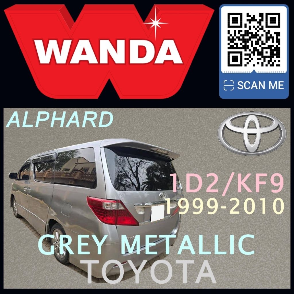 Cat Wanda Toyota Grey Metallic 1D2/KF9