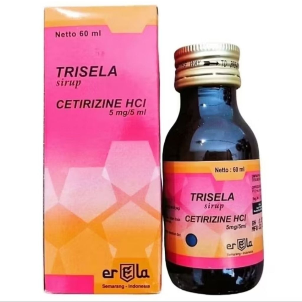 TRISELA SIRUP..CETIRIZINE 5 MG.