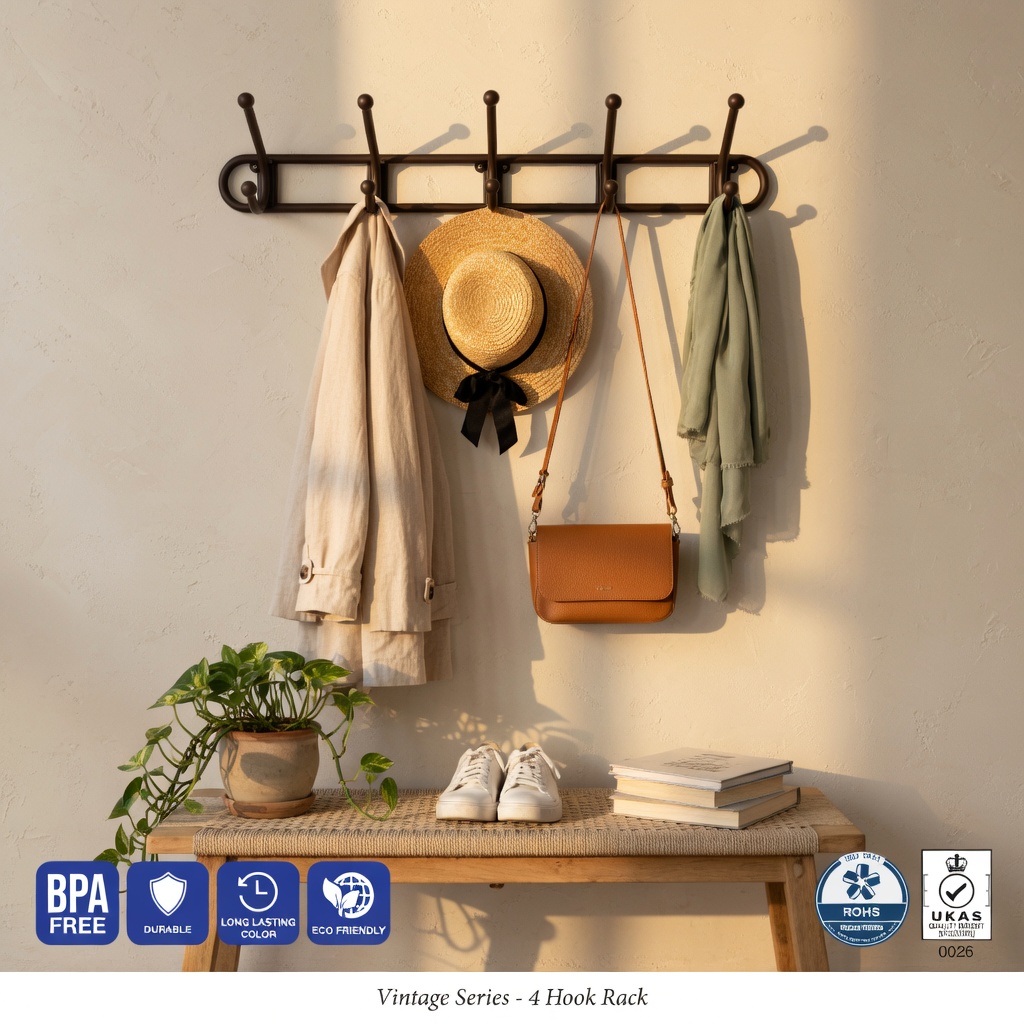 KAPSTOK PLASTIK / PERLENGKAPAN KAMAR MANDI / RAK TEMPEL / KAPSTOK KAMAR MANDI -GOODGOODSO