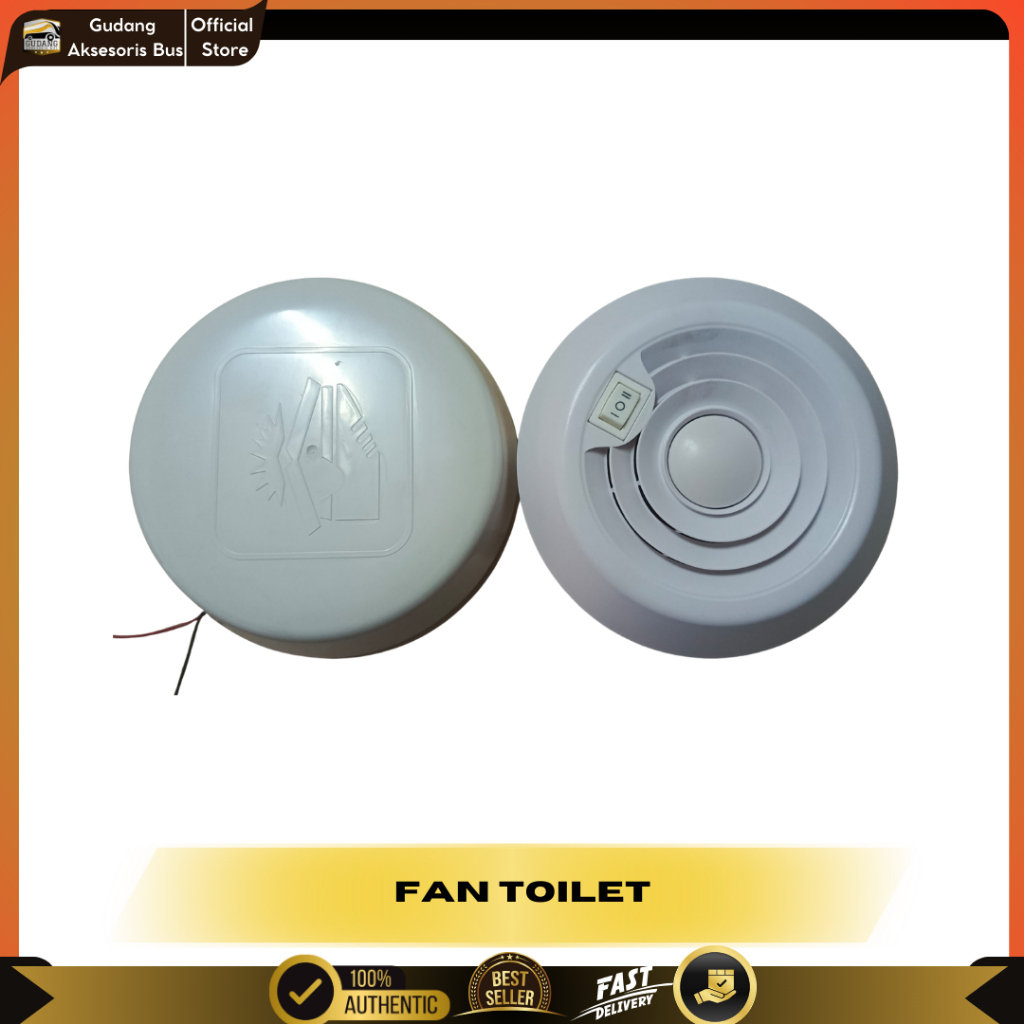 Flatner exhaus Fan Toilet bus/exhaus fan smoking area/Pembuangan hawa ruangan toilet bus