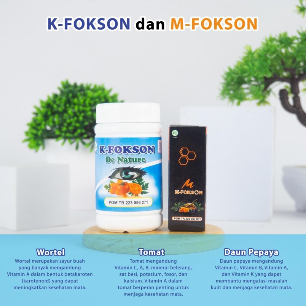 [COD] K-FOKSON DAN M-FOKSON OBAT KESEHATAN MATA HERBAL ALAMI ASLI DE NATURE