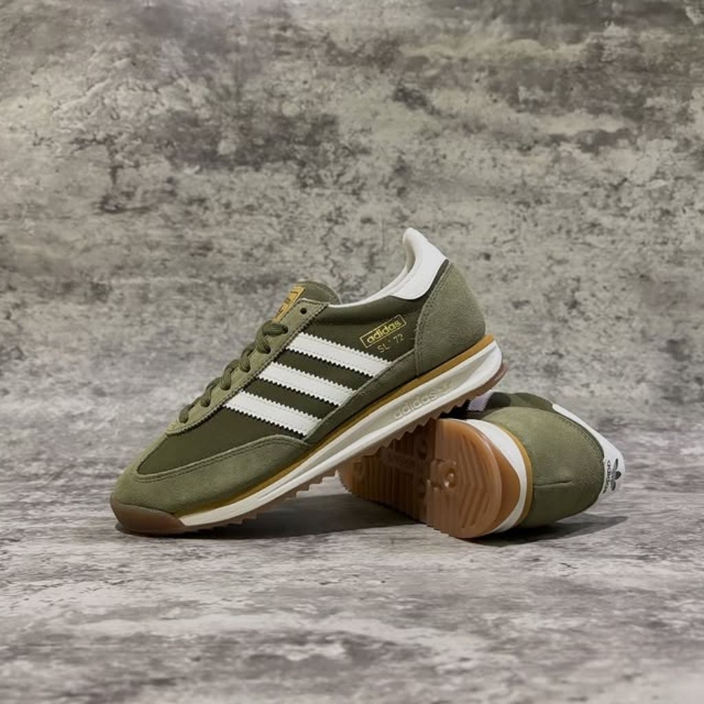 SEPATU SNEAKERS ADIDAS ORIGINALS SL72 RS OLIVE
