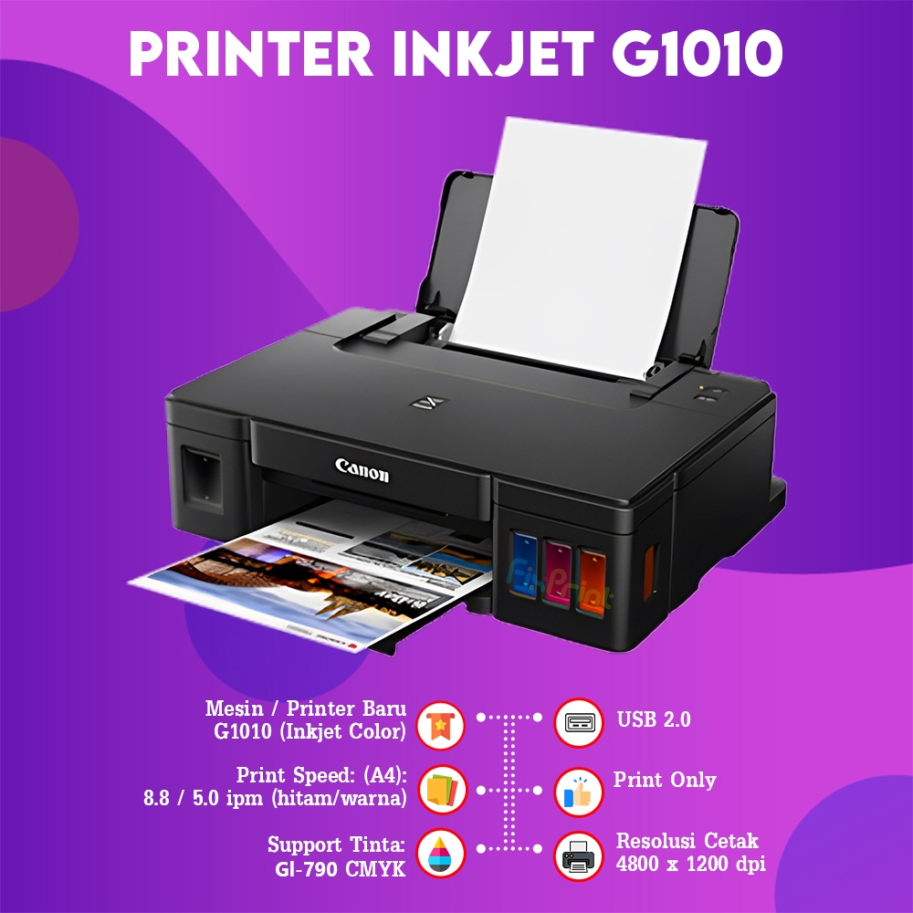 Printer Canon Pixma G1010 G1730 TS307 TS 307 Print Smartphone Copy Wireless RESMI New