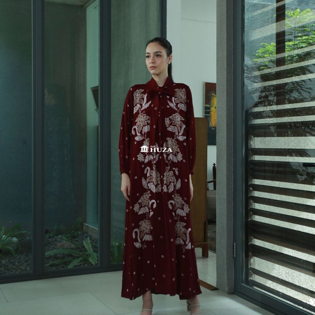 BATIK HUZA - GAMIS BATIK WANITA GAMIS QUETA