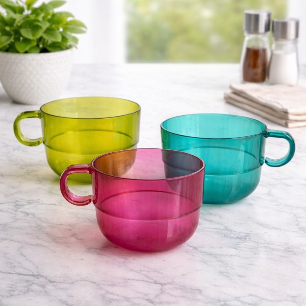 Tupperware watercolor cup / Gelas WTC watercolor tupperware baru/new 150ml (1 pcs)