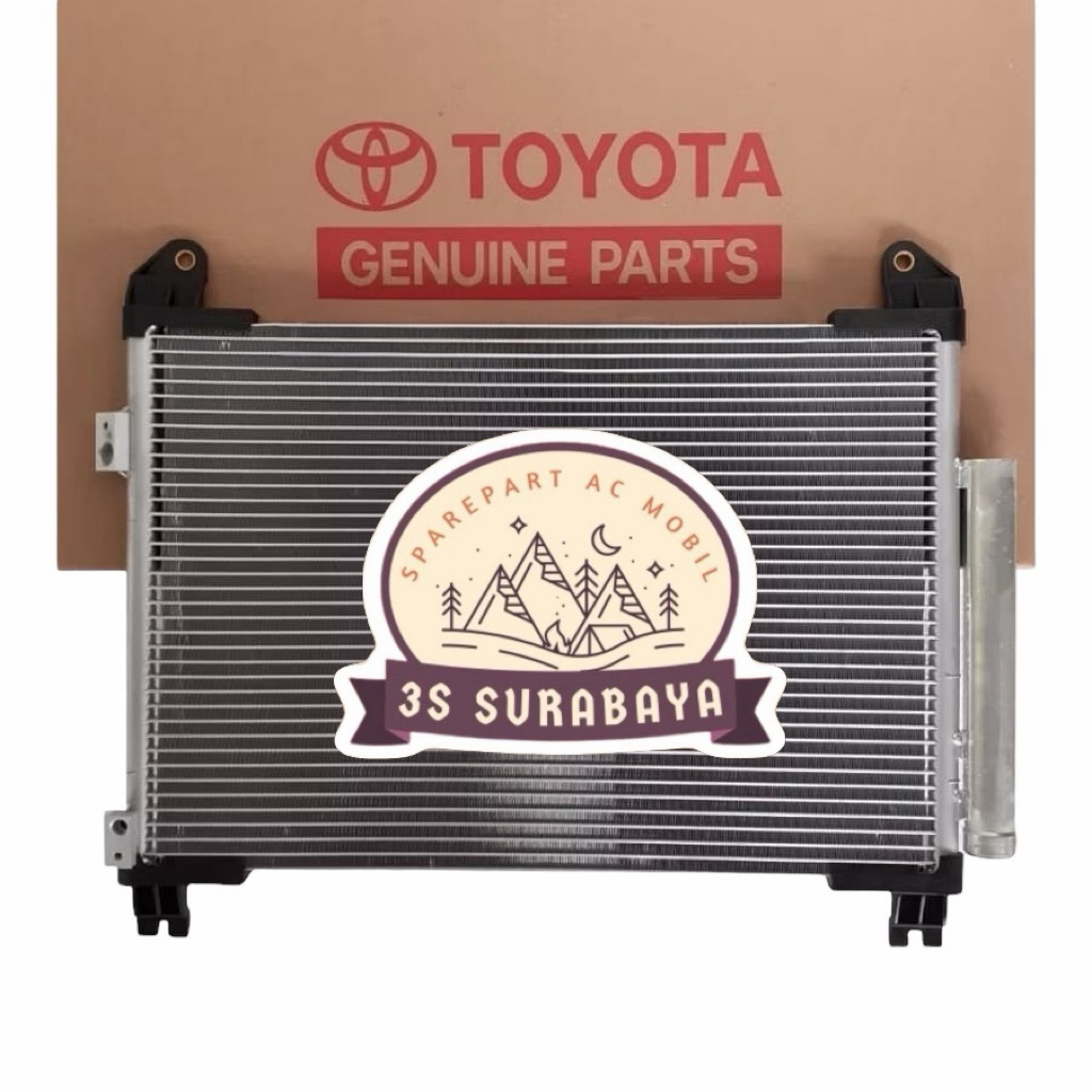 Condensor Kondensor Radiator AC Mobil Toyota Etios Valco AK10 ( Engine Mesin 3NR - FE ) 1.2 L - 1200