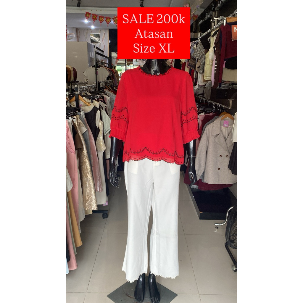 LIALOVA ATASAN BLUS BORDIR