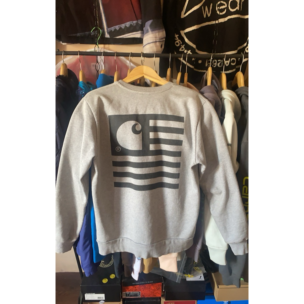 Crewneck Carhartt State Flag Grey