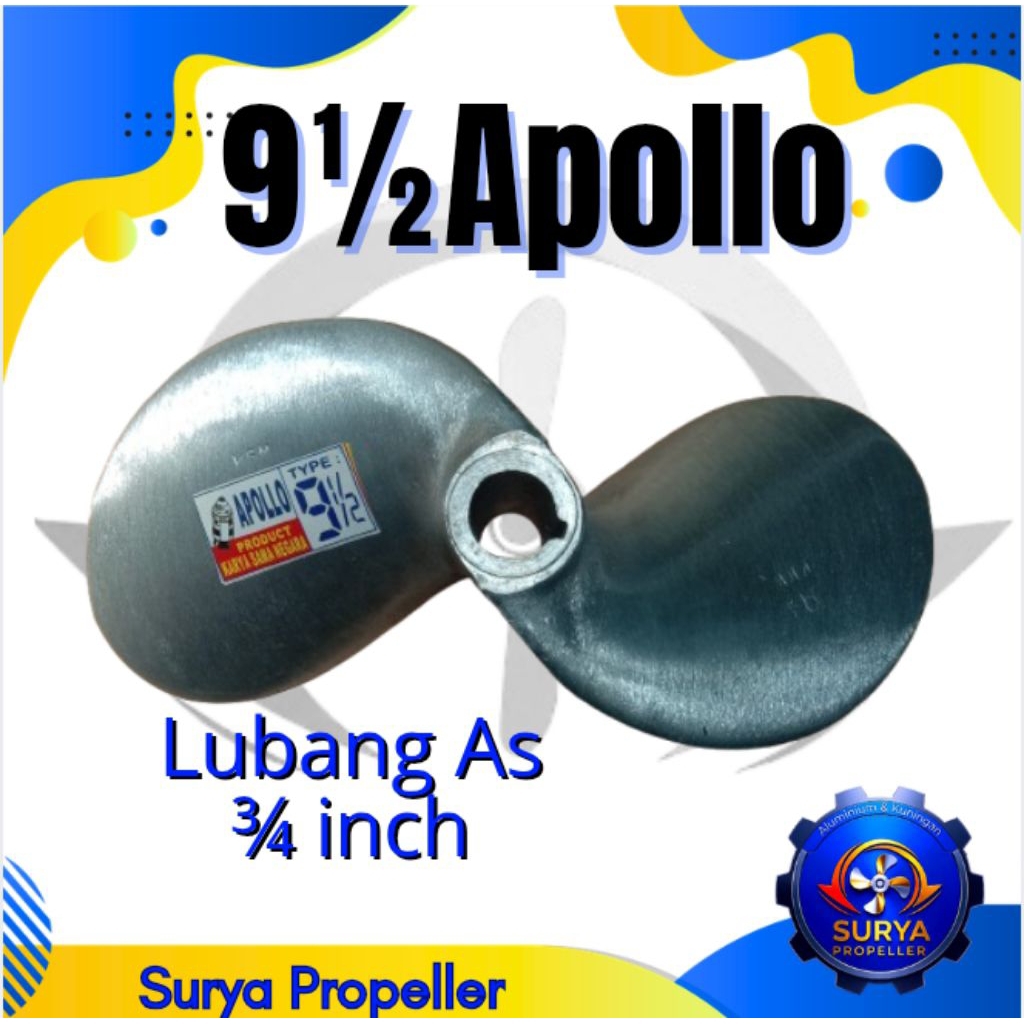 Kipas Kapal 9½Pk baling-baling perahu Nelayan harian