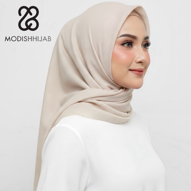 Hijab segi empat voal texture embos non label 115x115