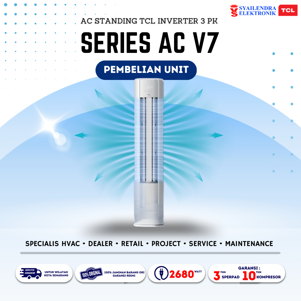 AC Standing TCL Inveter 3 PK Series TAC-24CFV