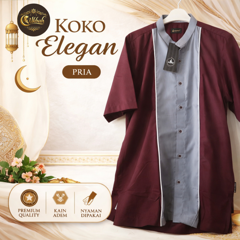 Baju Muslim Al-Luthfi Lengan Pendek