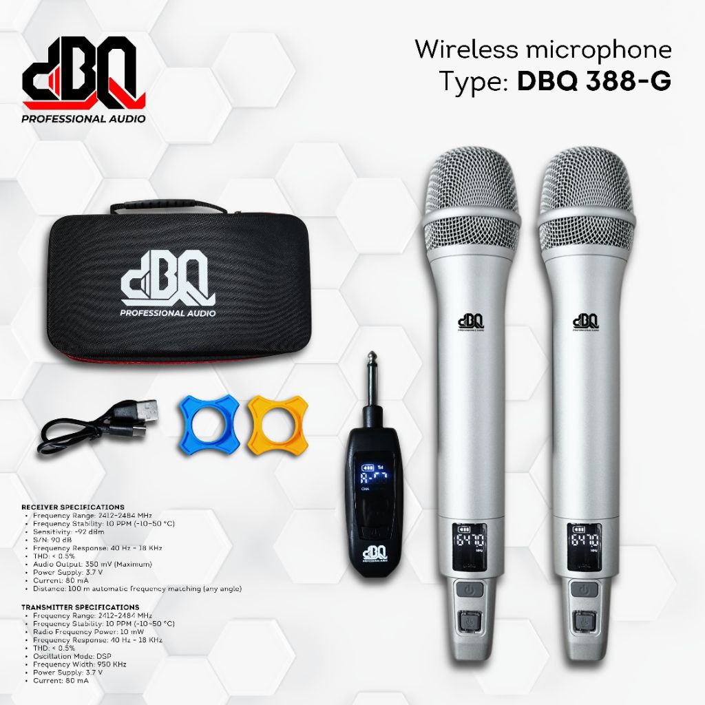 MICROPHONE WIRELESS 388 DBQ / MICROPHONE WIRELESS 388-G / MICROPHONE WIRELESS ORIGINAL DBQ