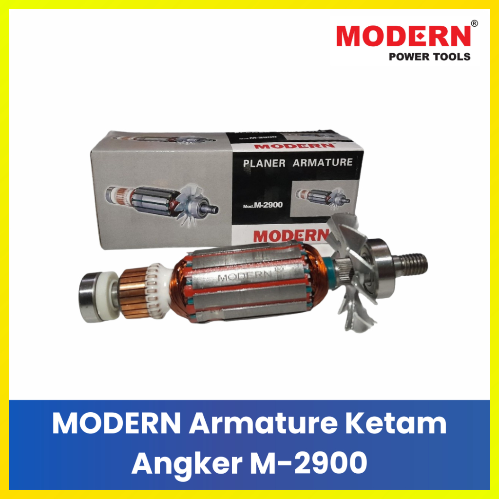 Modern M-2900 AR Armature Sparepart Angker Pengganti Mesin Serut Kayu