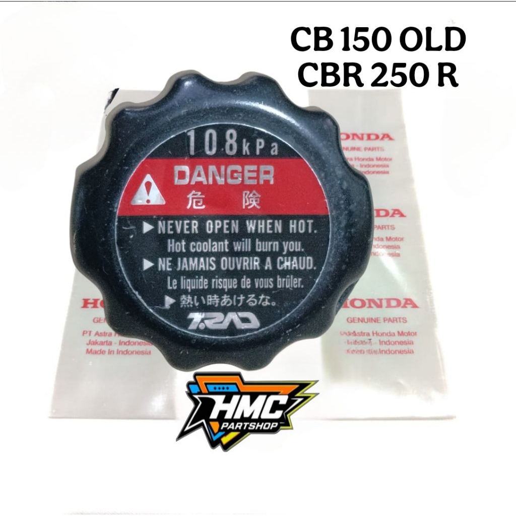 TUTUP RADIATOR Honda CB 150 old cbr 150 R cbr 250 r  tutup atas radiator cap original loospack