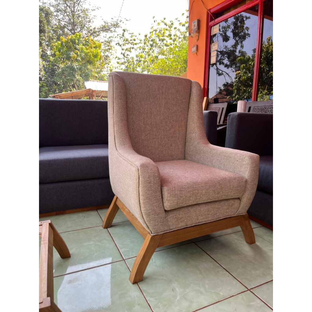 SOFA SINGLE VINTAGE SOFA SINGLE MINIMALIS SOFA SINGLE SANTAI SOFA SINGLE KAYU JATI TERLARISS