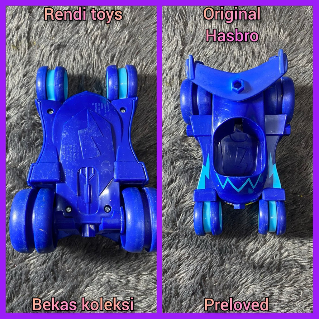 Pj Masks Set Hero Vehicle Catcar Original Hasbro | Bekas Koleksi | Rendi Toys