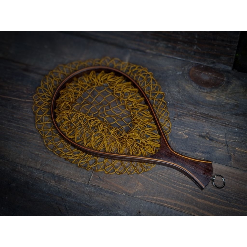 landing net jaring kayu stream fishing