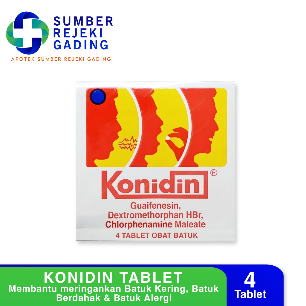 Konidin 4 Tablet Meredakan Batuk