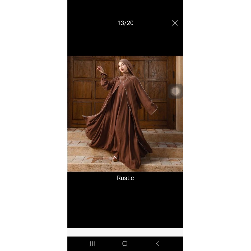 Aisha abaya Umrah by Lozy hijab