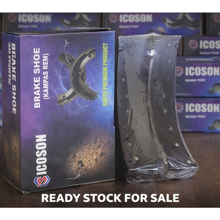 KAMPAS REM BRAKE SHOE/NKR FRONT/REAR Merk ICOSON