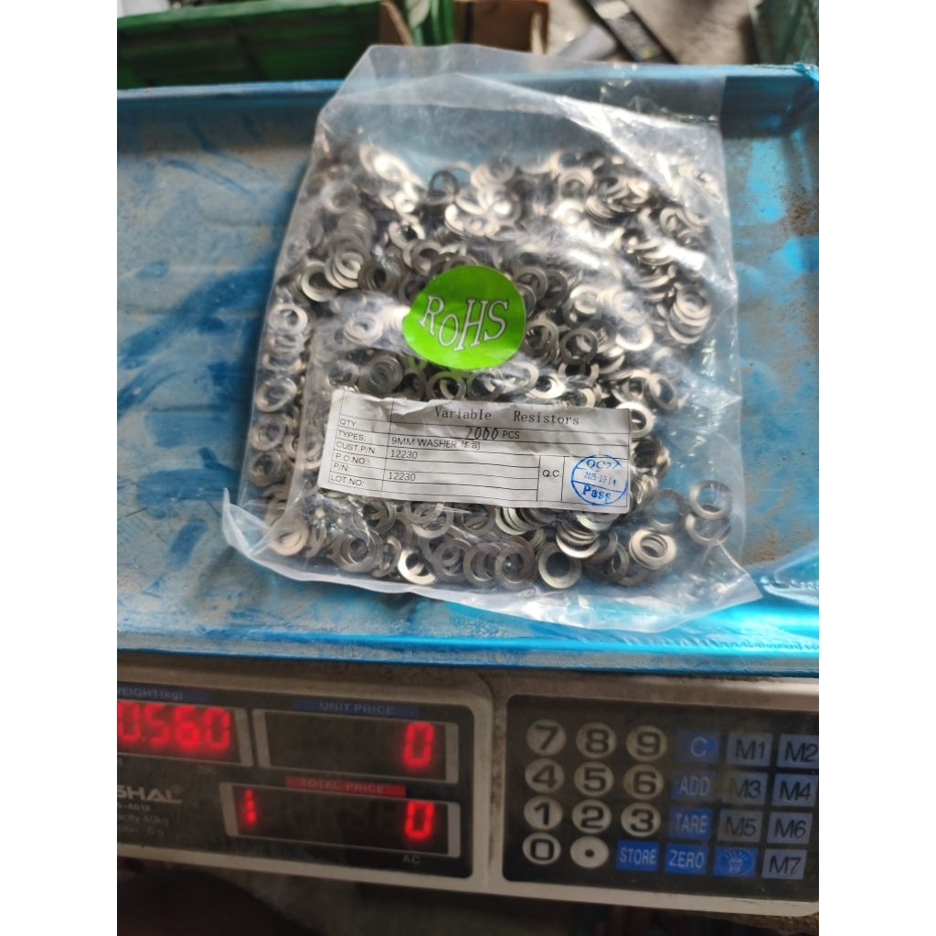 ring washer potensio per pack isi 2000