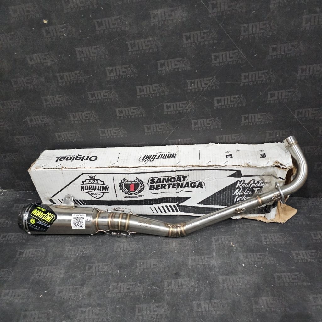 Knalpot Norifumi Gtx Pro Carbon Stainless Yamaha Jupiter z Vega Original