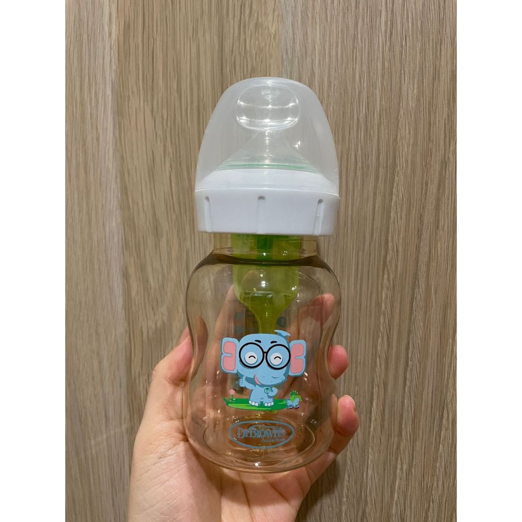 Preloved Dr. Brown's Ppsu Wide Neck Options+ Bottle - Botol Susu Bayi 5oz anti kolik