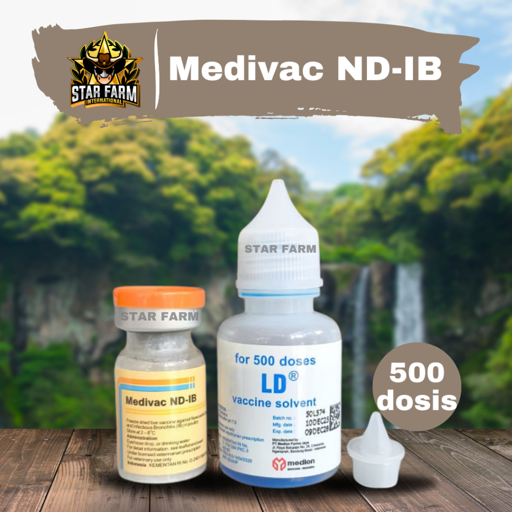 Vaksin ND IB 500 Dosis Mencegah Penyakit ND & IB Pada Unggas