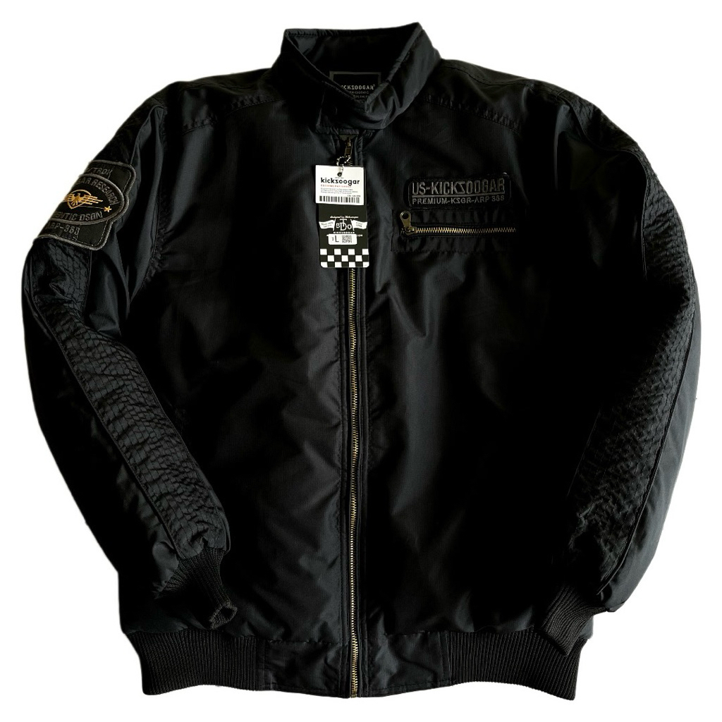 KSGR Jaket Bomber Pria Tahan Air Original Jaket Kicksoogar Waterproof Jaket Pria Windproof