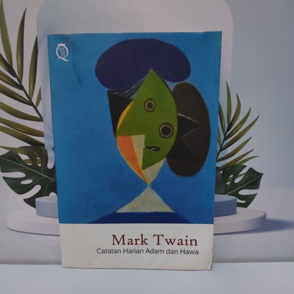 Novel Karya Mark Twain Berjudul Catatan Harian Adam Dan Hawa Bahasa Indonesia Softcover Kondisi Bagu