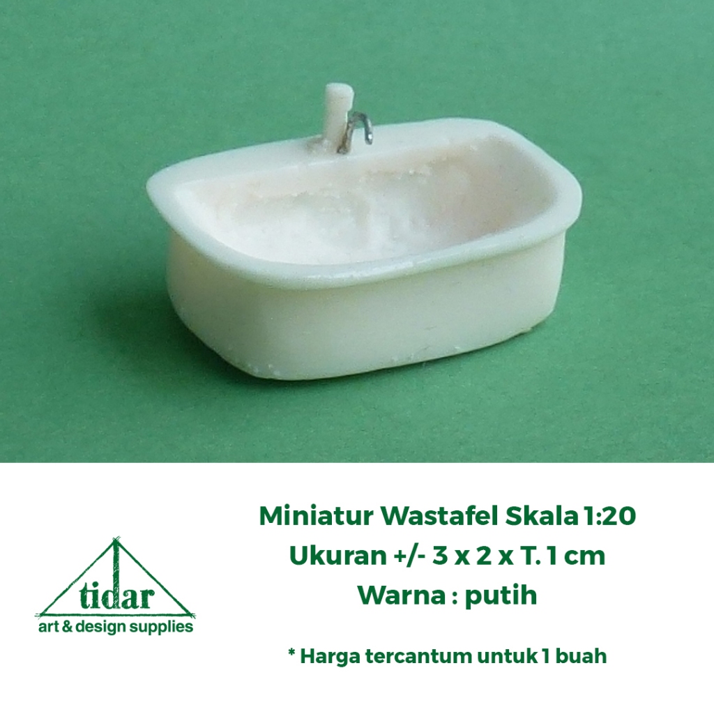 MH - Miniatur Wastafel Skala 1:20 - Maket Tempat Cuci Tangan