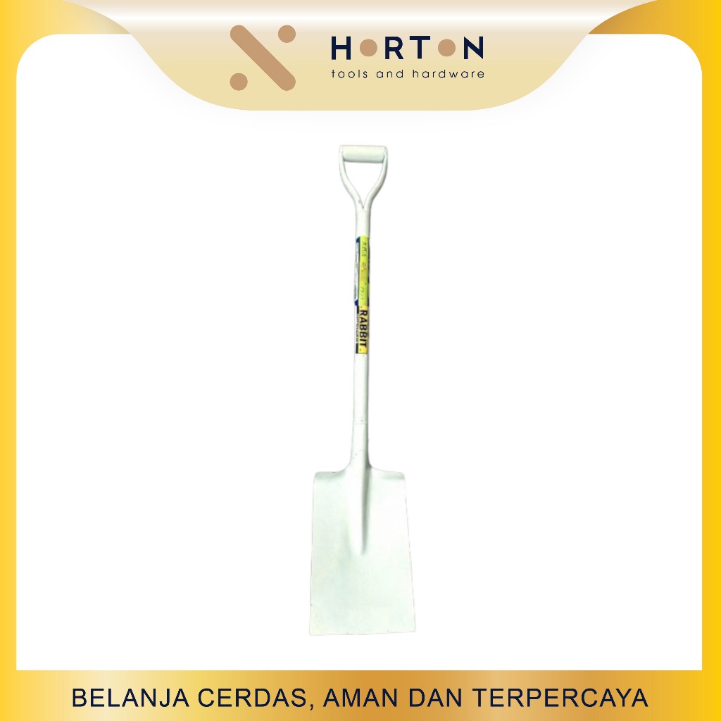 Skop Spadan Rabbit Putih Alat Sekop Praktis dan Tahan Lama