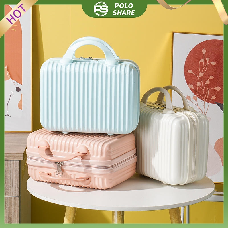 Poloshare Tas Kosmetik Travel Koper 14 Inch Mini Lucu Kode Pin Lock 3 Digit