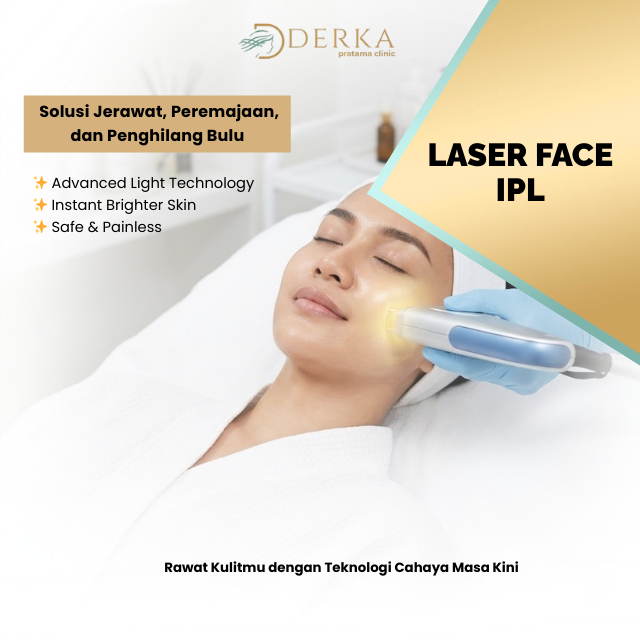 Derka Skin Laser Face IPL Acne Rejuvenation Voucher Treatment Wajah