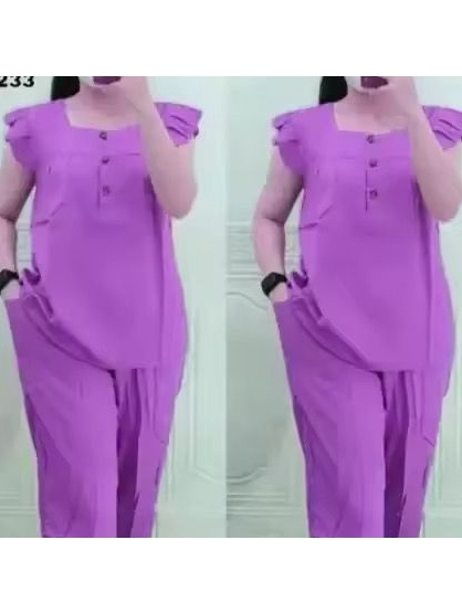 Setelan bangkok wanita jumbo7/8//Onset baju Bangkok Wanita Kekinian Korean Stylee