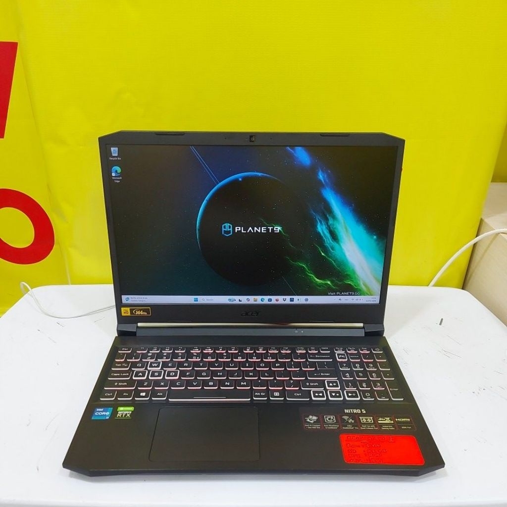 Laptop Acer Nitro 5 AN515-57 core i7-11800H NVIDIA GeForce RTX 3050 RAM 8GB SSD 512GB 1252