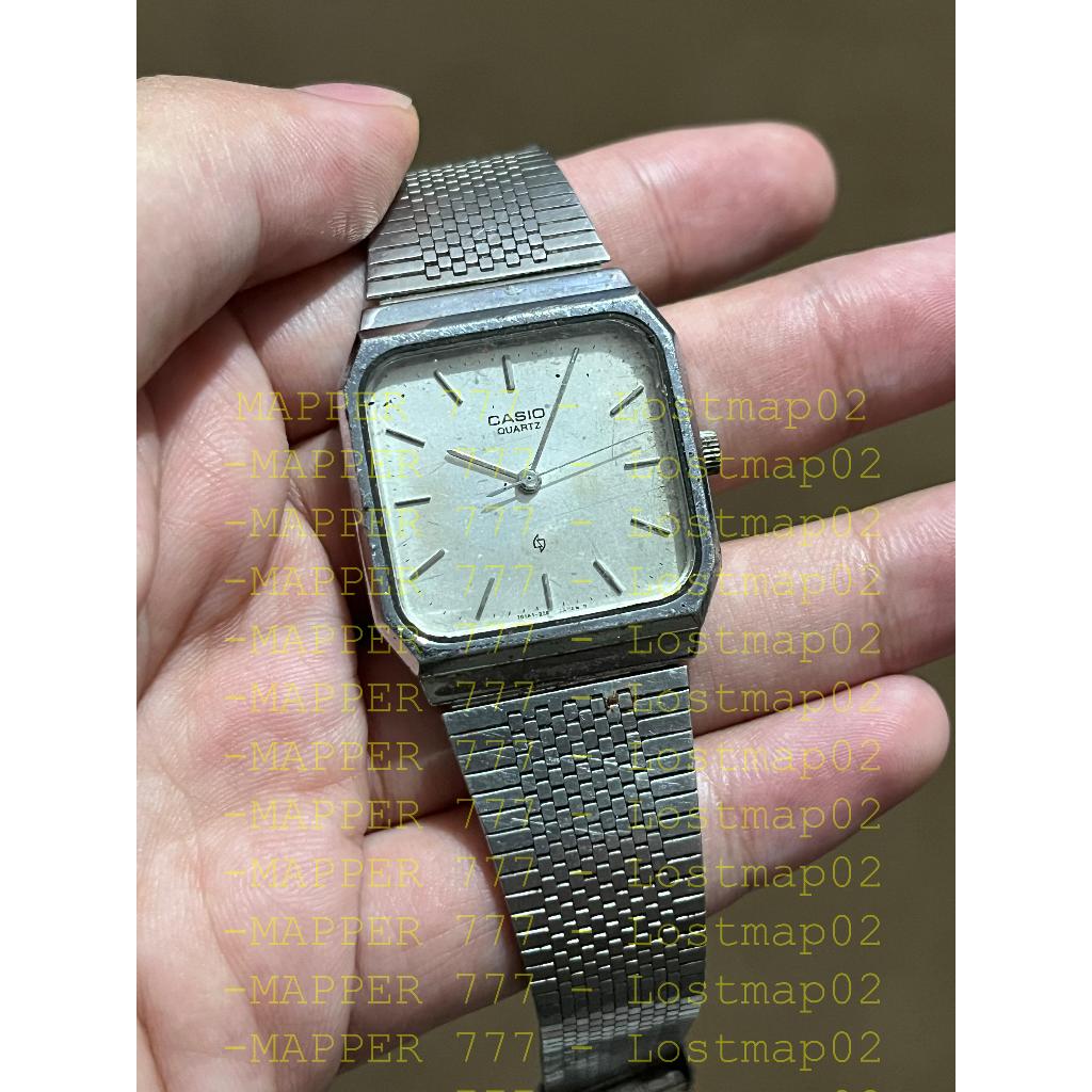 CASIO Quartz Flat Silver Jam Tangan Watch Japan