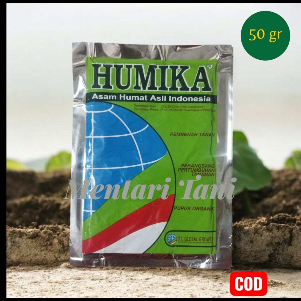 ASAM HUMAT HUMIKA untuk Pembenah Tanah dan perangsang Pertumbuhan Tanaman, Pupuk Organik