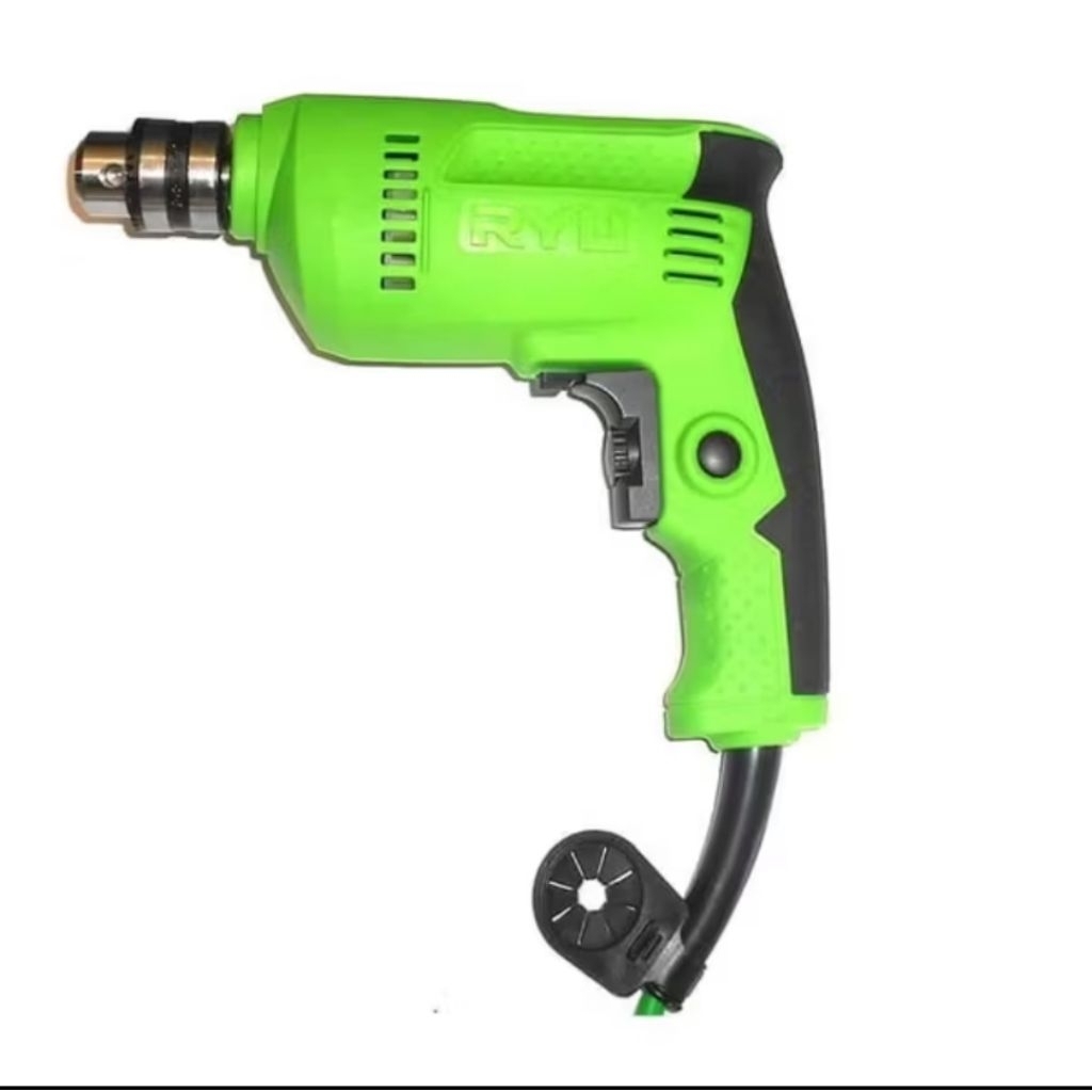 Paket Mesin Bor Gerinda Listrik RYU 10mm dengan Chuck 10mm