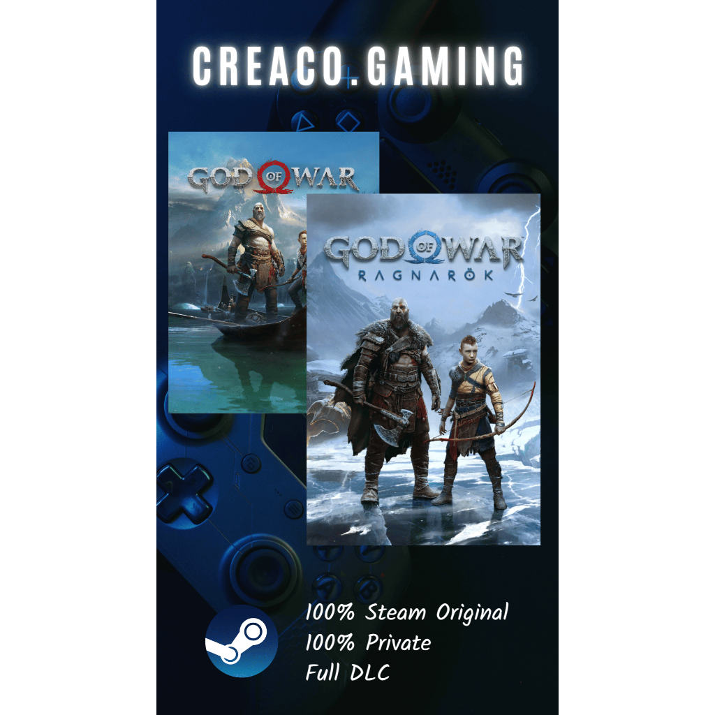 God Of War + God Of War Ragnarok PC Game Full Original Main Akun Sendiri