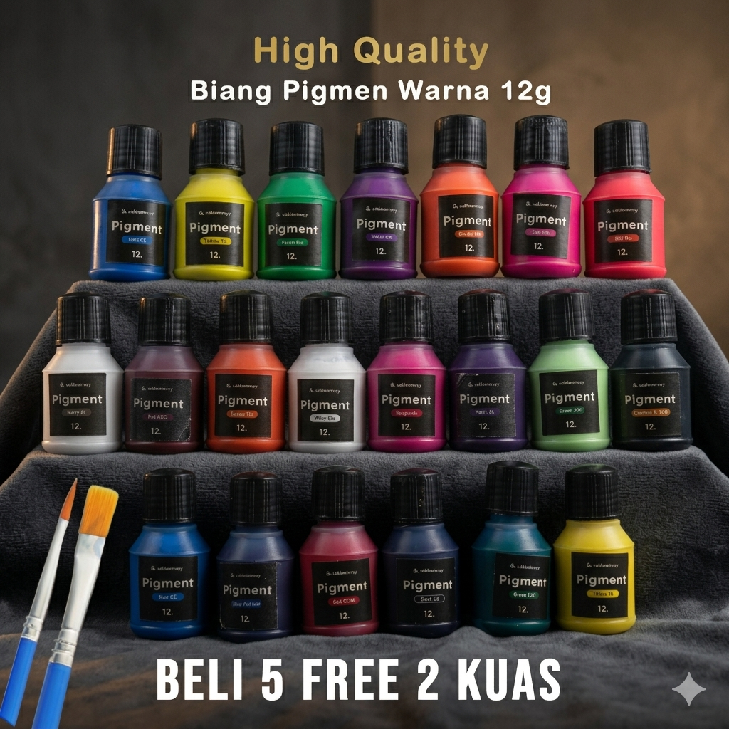Pigmen 12 Gram Cat Biang Mini Pewarna Basis Air