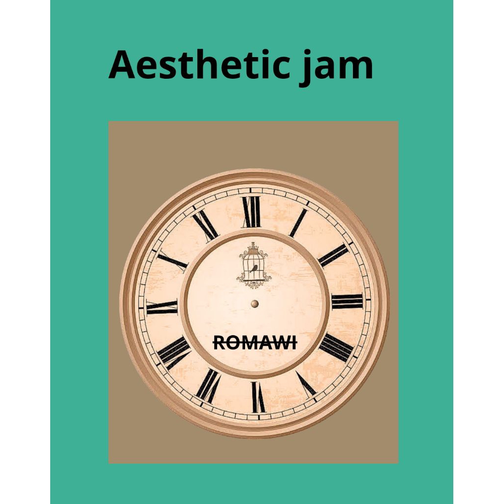 Jam Kayu Mdf Hurup Romawi ,Jam Kayu Unik,Jam Aesthetic murah