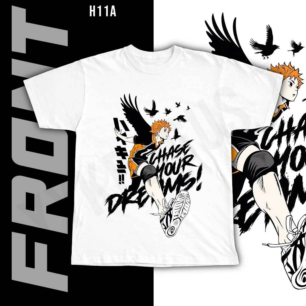 Haikyuu H1 Series Kaos Unisex Pria Wanita Anime Collections