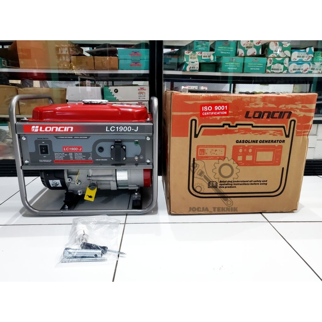 Loncin Genset Generator Listrik 1000Watt Bensin LC1900 ORIGINAL