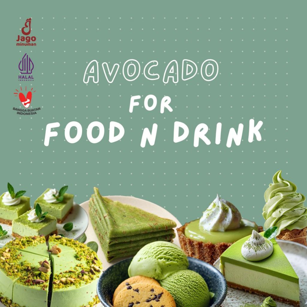PERISA MAKANAN RASA AVOCADO BUBUK PERISA HALAL PREMIUM PERISA UNTUK CAKE ROTI PIE MOCHI