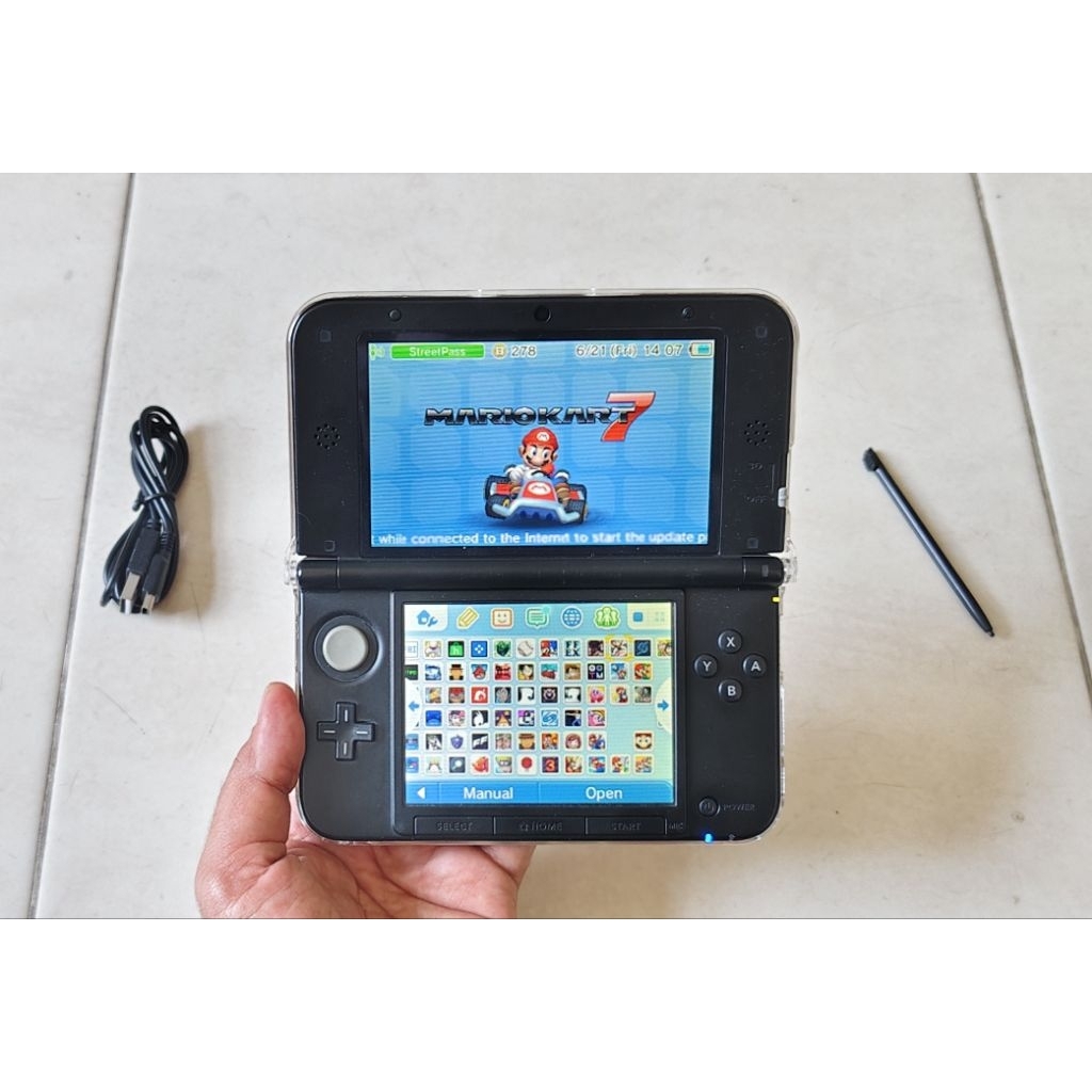 Nintendo 3ds xl mulus cfw 64 gb full game
